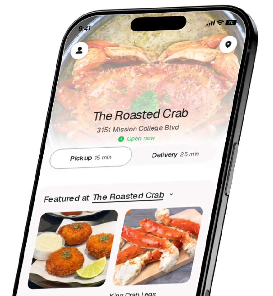 The Roasted Crab app preview