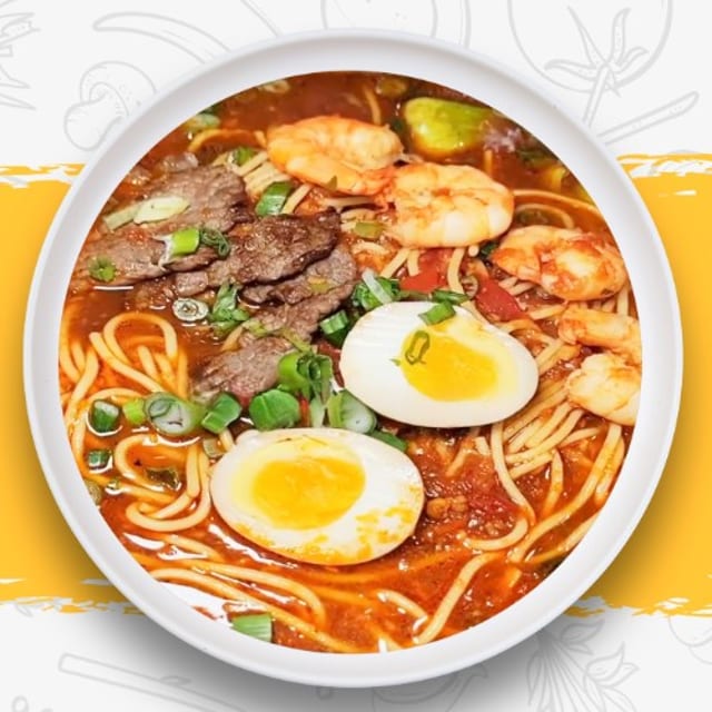 Yakamein Noodle.