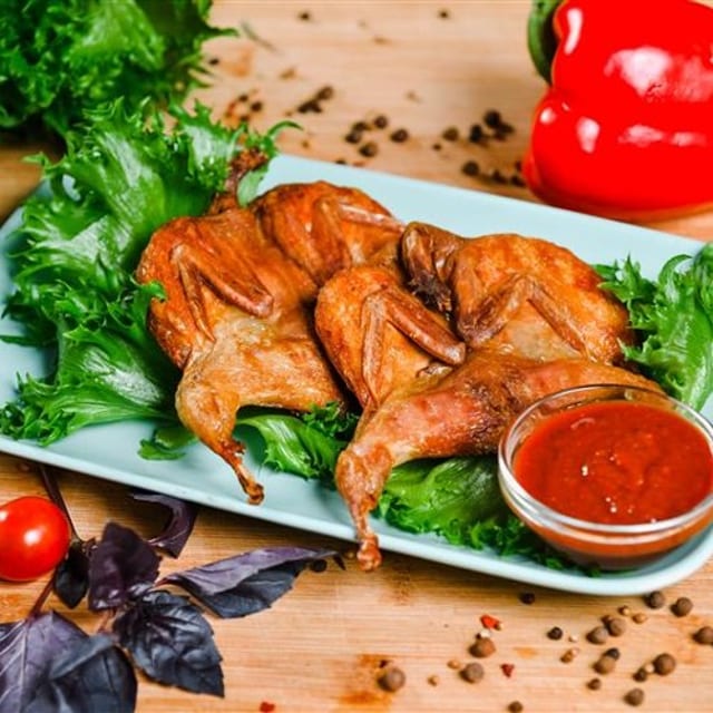 Roasted Quails.